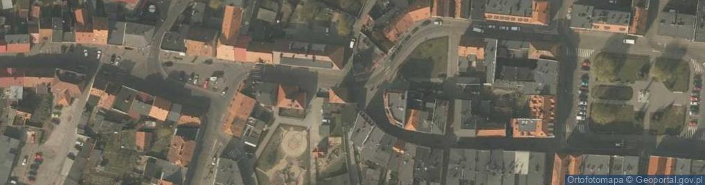 Zdjęcie satelitarne Wieża Głogowska