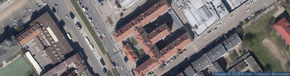Zdjęcie satelitarne Zespół budynków PKP z 1928-30 roku
