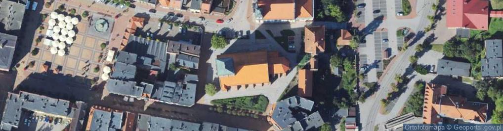 Zdjęcie satelitarne bazylika Ścięcia św. Jana Chrzciciela