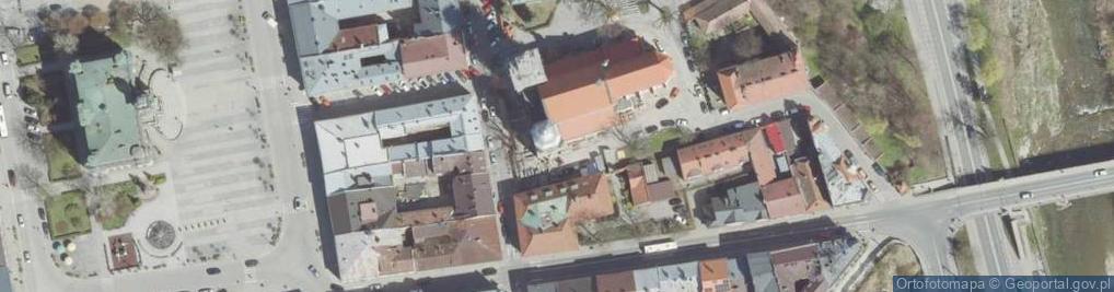 Zdjęcie satelitarne bazylika św. Małgorzaty