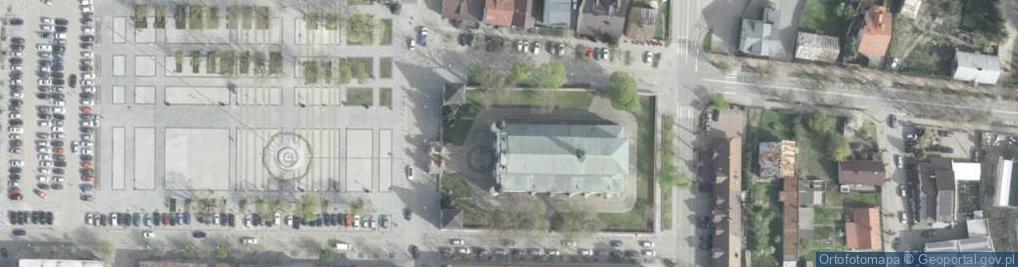 Zdjęcie satelitarne Bazylika Wniebowzięcia NMP