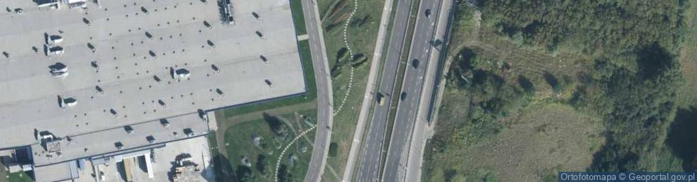 Zdjęcie satelitarne Kaplica św. Rocha - 1617 r.