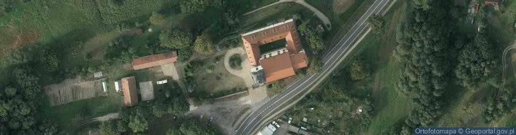 Zdjęcie satelitarne klasztor Karmelitów Bosych