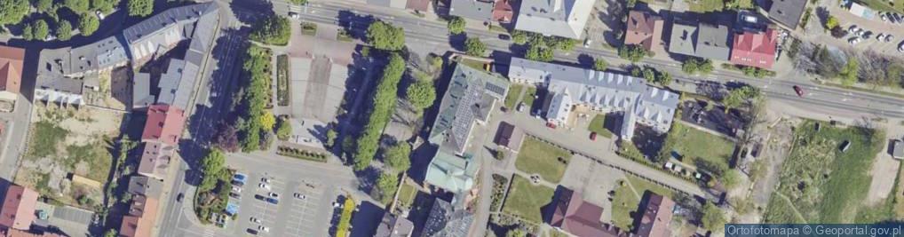 Zdjęcie satelitarne klasztor Serafitek