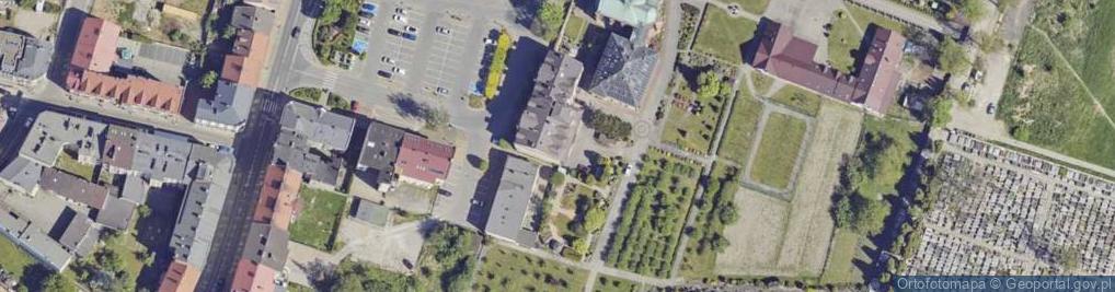 Zdjęcie satelitarne kościół MB Bolesnej