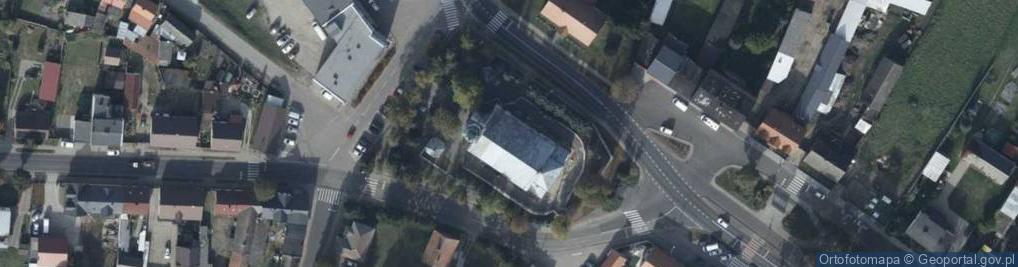 Zdjęcie satelitarne kościół Michała Archanioła