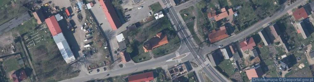 Zdjęcie satelitarne Kościół Najświętszego Serca Jezusowego w Dąbiu