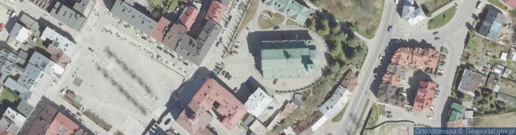 Zdjęcie satelitarne Kościół Narodzenia NMP