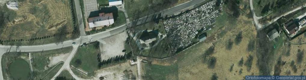 Zdjęcie satelitarne kościół Nawiedzenia NMP