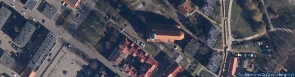Zdjęcie satelitarne kościół Niepokalanego Poczęcia NMP