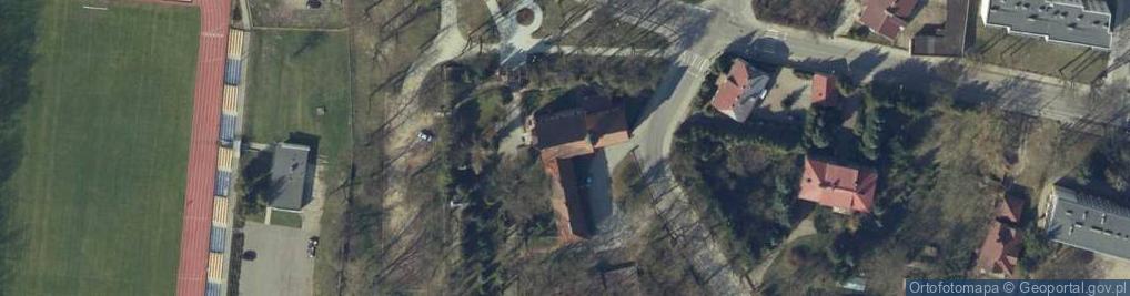 Zdjęcie satelitarne kościół NNMP