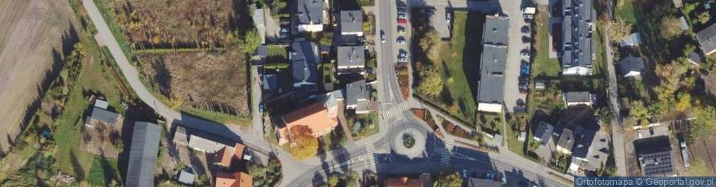 Zdjęcie satelitarne Kościół św. Andrzeja Boboli