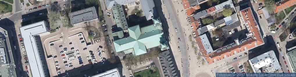 Zdjęcie satelitarne kościół św. Krzyża