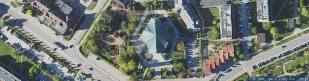 Zdjęcie satelitarne Kościół Św. Maksymiliana Kolbego