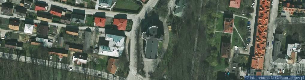 Zdjęcie satelitarne kościół św. Marcina