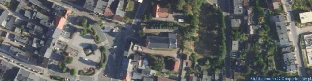 Zdjęcie satelitarne kościół św.Michała Archanioła