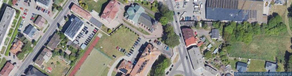 Zdjęcie satelitarne Kościół św. Stanisława Kostki