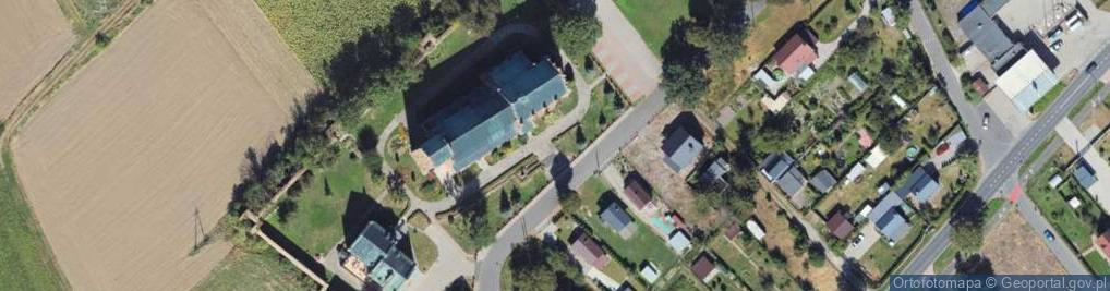 Zdjęcie satelitarne kościół św. Stanisława