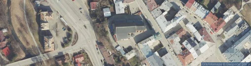 Zdjęcie satelitarne kościół św.Trójcy