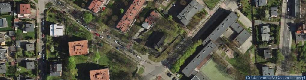 Zdjęcie satelitarne kościół św. Wawrzyńca