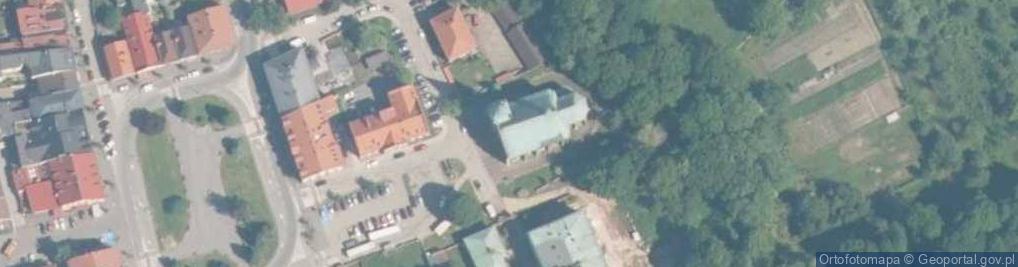 Zdjęcie satelitarne Kościół św. Wojciecha i Jerzego