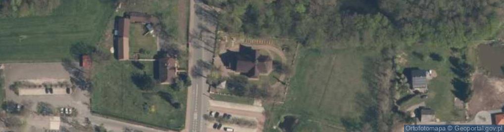 Zdjęcie satelitarne Kościół św. Wojciecha