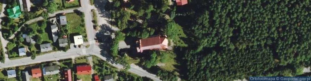 Zdjęcie satelitarne kościół św. Wojciecha