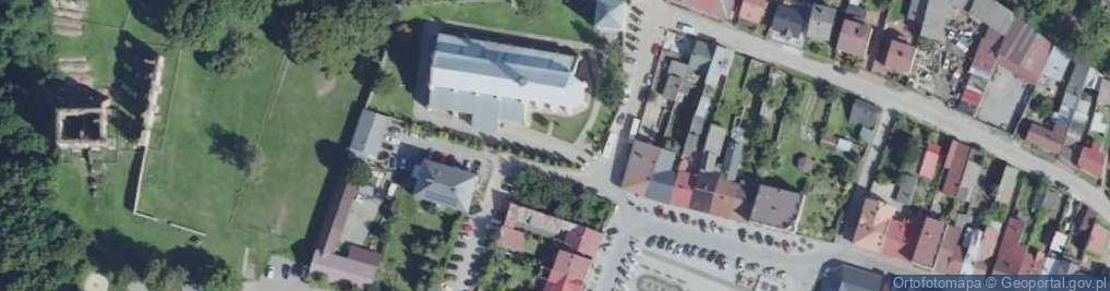 Zdjęcie satelitarne kościół WNMP i św. Stanisława