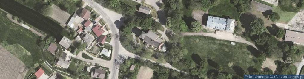 Zdjęcie satelitarne Kościół