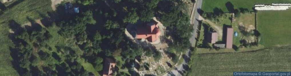 Zdjęcie satelitarne Romański kościół Narodzenia Najświętszej Maryi Panny