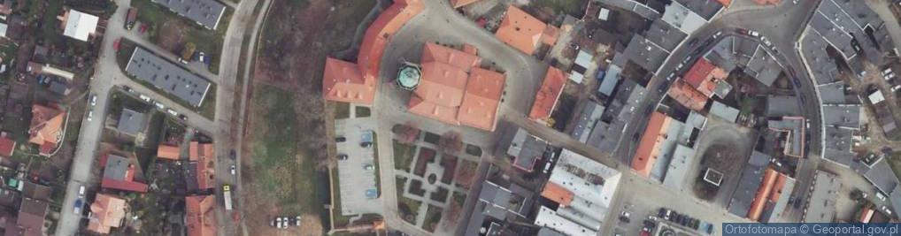 Zdjęcie satelitarne św. Stanisława Biskupa Męczennika i Wniebowzięcia Najświętszej