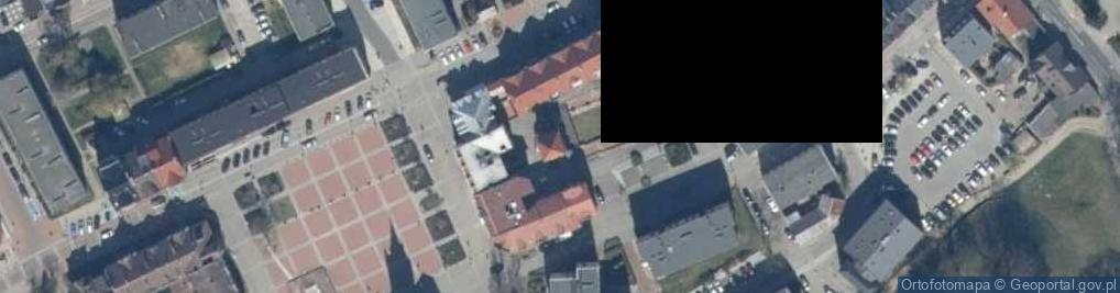 Zdjęcie satelitarne Wieża kościelna