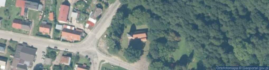 Zdjęcie satelitarne Zabytek sakralny