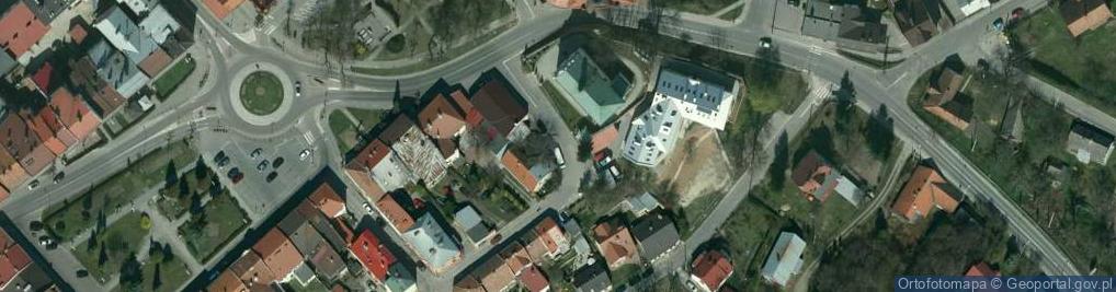 Zdjęcie satelitarne Zabytek sakralny