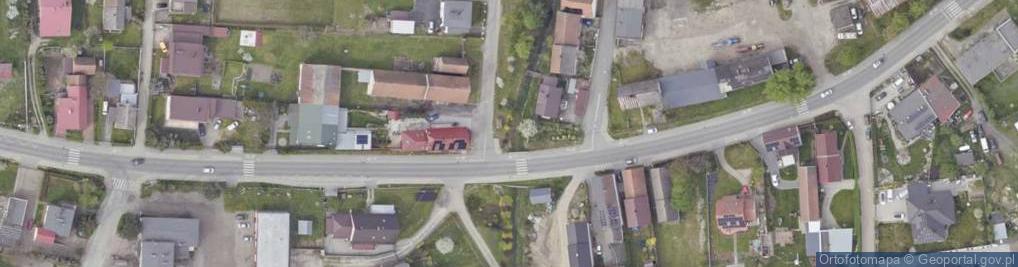 Zdjęcie satelitarne Zabytek sakralny