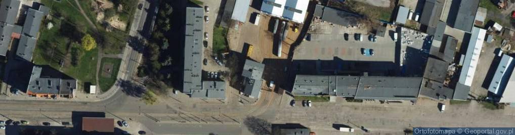 Zdjęcie satelitarne MZK w Grudziądzu