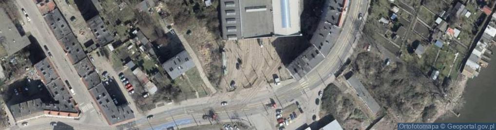 Zdjęcie satelitarne Zajezdnia tramwajowa Golęcin
