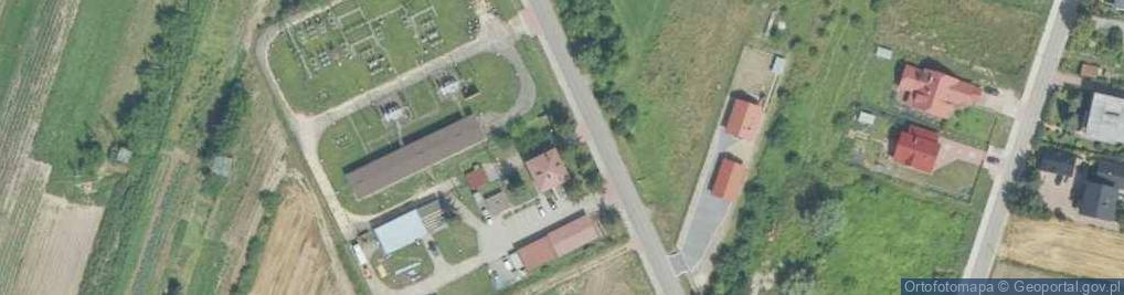 Zdjęcie satelitarne Posterunek energetyczny Proszowice