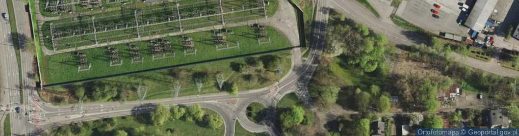 Zdjęcie satelitarne Stacja Katowice