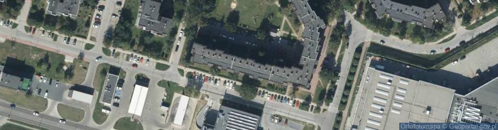 Zdjęcie satelitarne Ewa Mendzelewska Przedsiębiorstwo Handlowo Usługowe Krawel