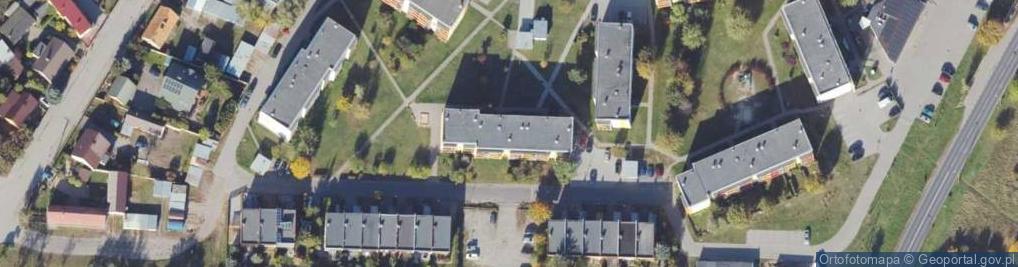 Zdjęcie satelitarne Ewa Olszewska Zakład Usług Krawieckich Ewa