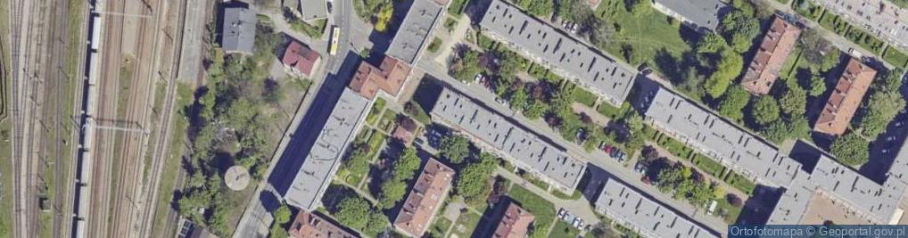 Zdjęcie satelitarne Kanwa Pasmanteria Krawiectwo Aneta Niedziela Jacek Niedziela