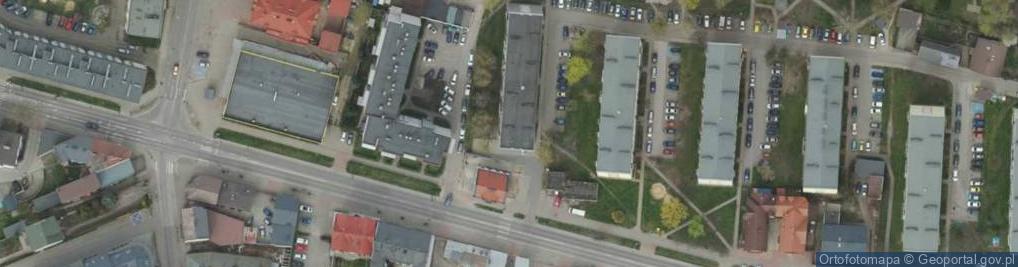 Zdjęcie satelitarne Krawiectwo Lekkie Jadwiga Flis