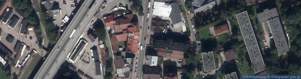 Zdjęcie satelitarne Zakład krawiecki