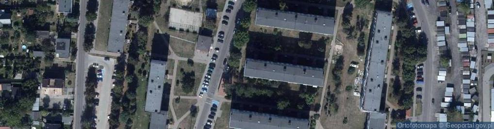 Zdjęcie satelitarne Zakład Krawiecki