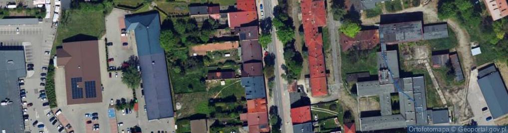 Zdjęcie satelitarne Zakład Krawiecki