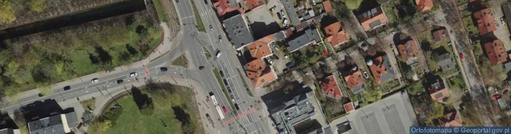 Zdjęcie satelitarne Zakład krawiecki
