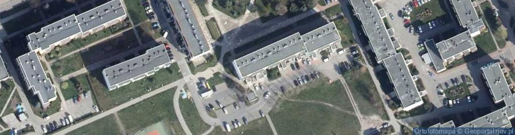 Zdjęcie satelitarne Zakład krawiecki