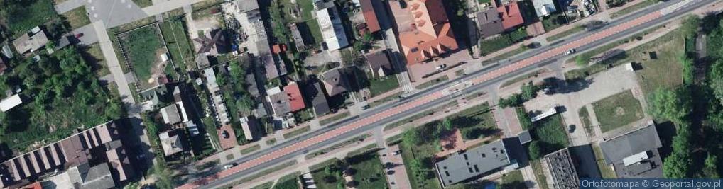 Zdjęcie satelitarne Zakład krawiecki