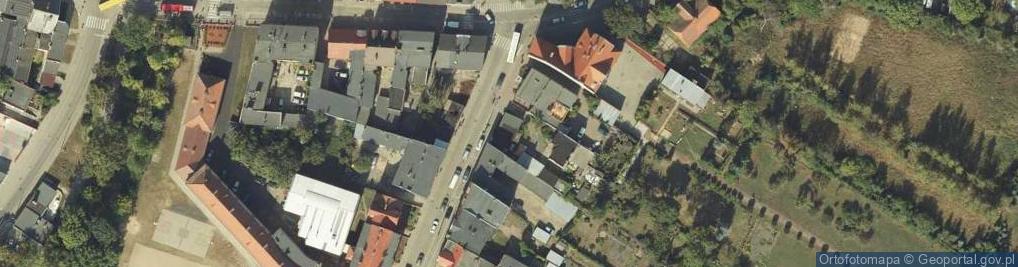 Zdjęcie satelitarne Zakład krawiecki
